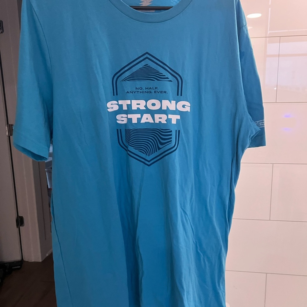 Strong Start Blue T-Shirt